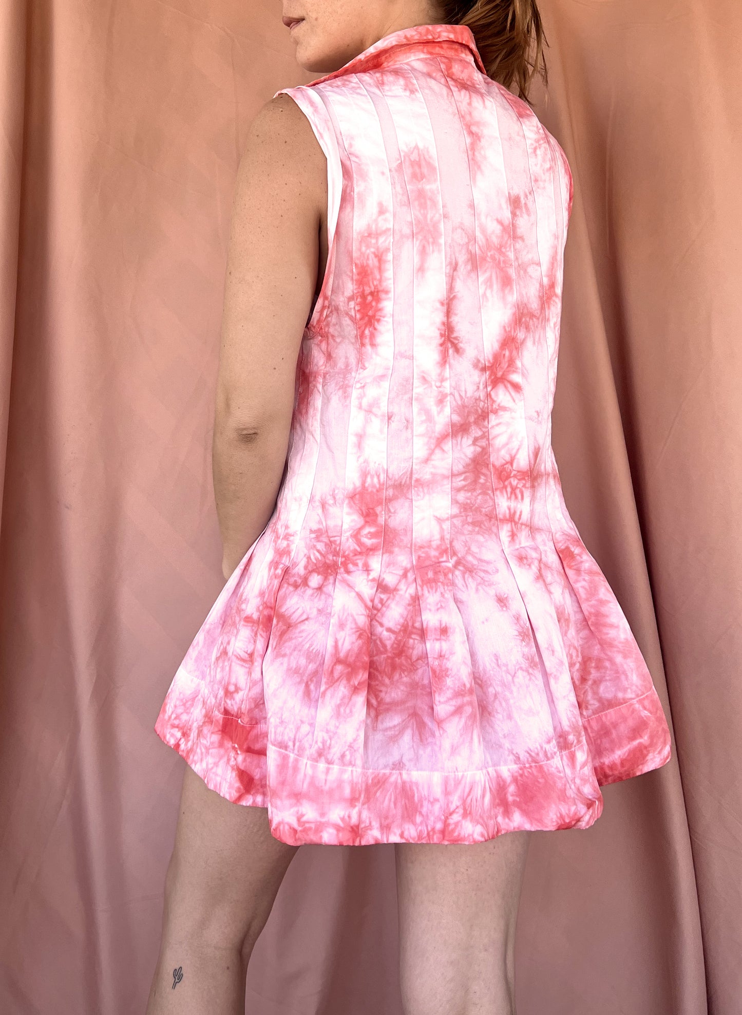 Hand-dyed Free People Shirt Dress