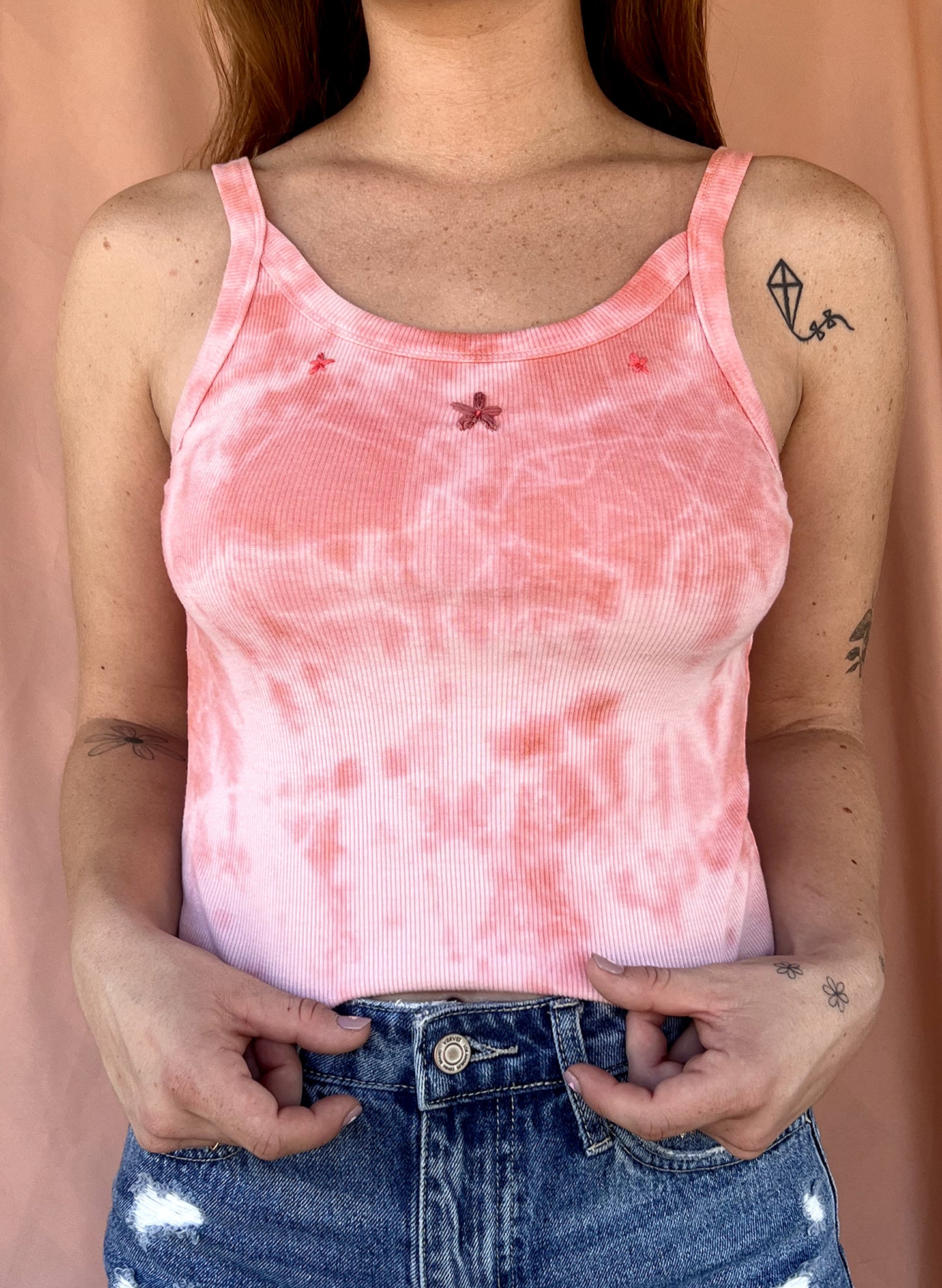 Hand-dyed Ribbed Tank