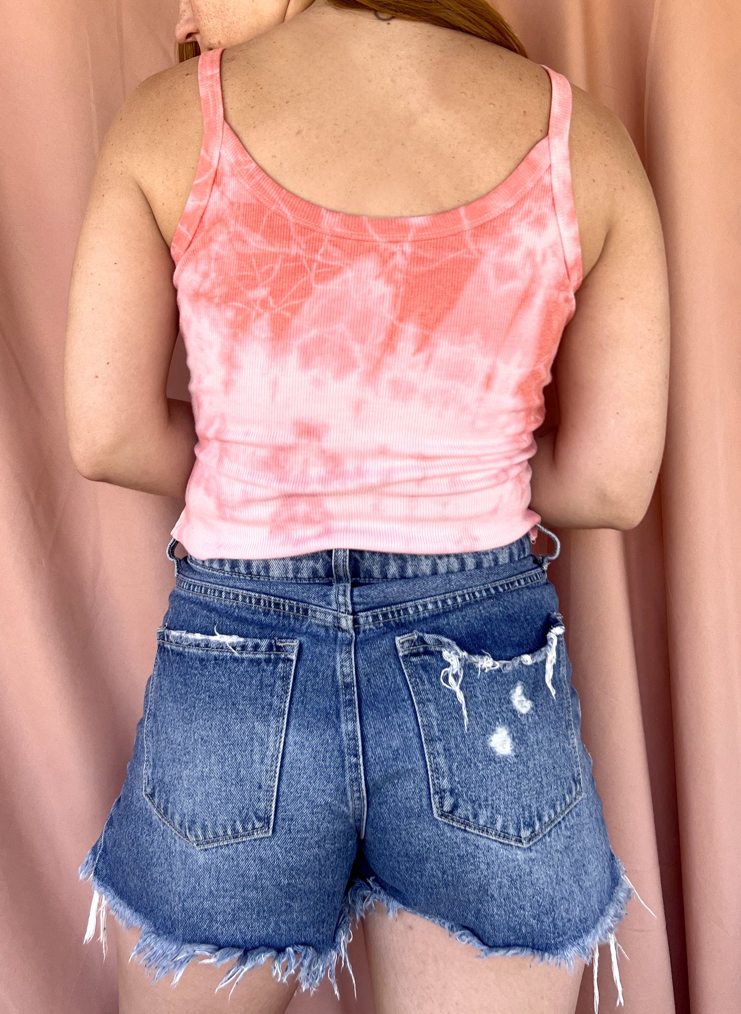Hand-dyed Ribbed Tank