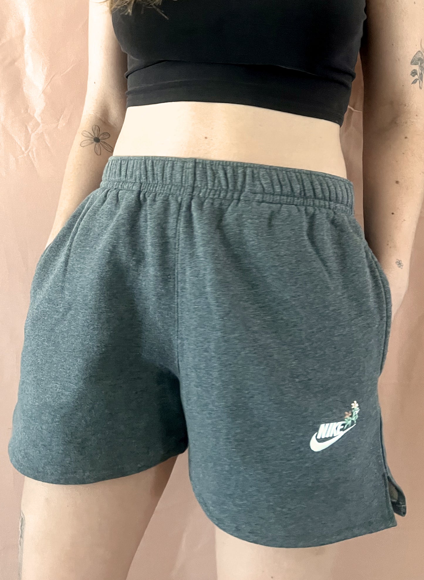Reconstructed Nike Sweatshorts