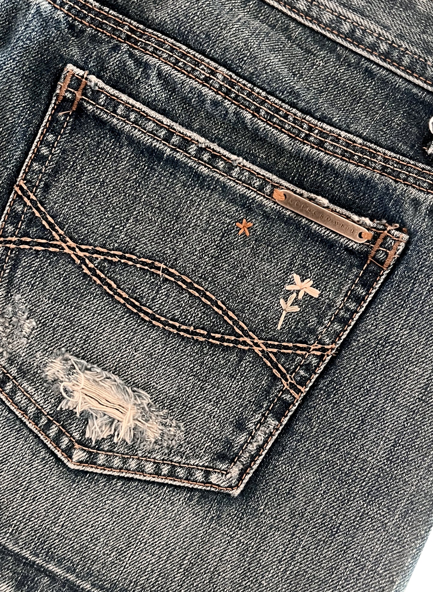 A & F Denim Miniskirt