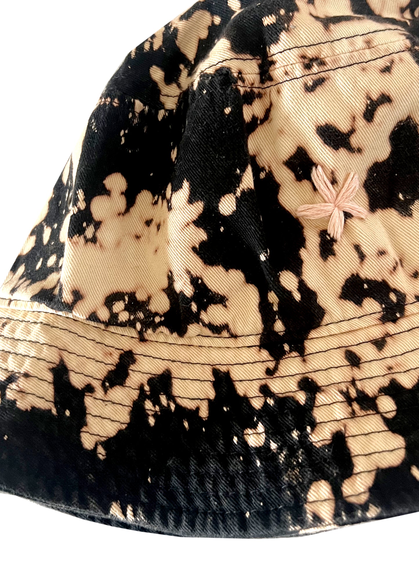 Hand-Bleached Bucket Hat
