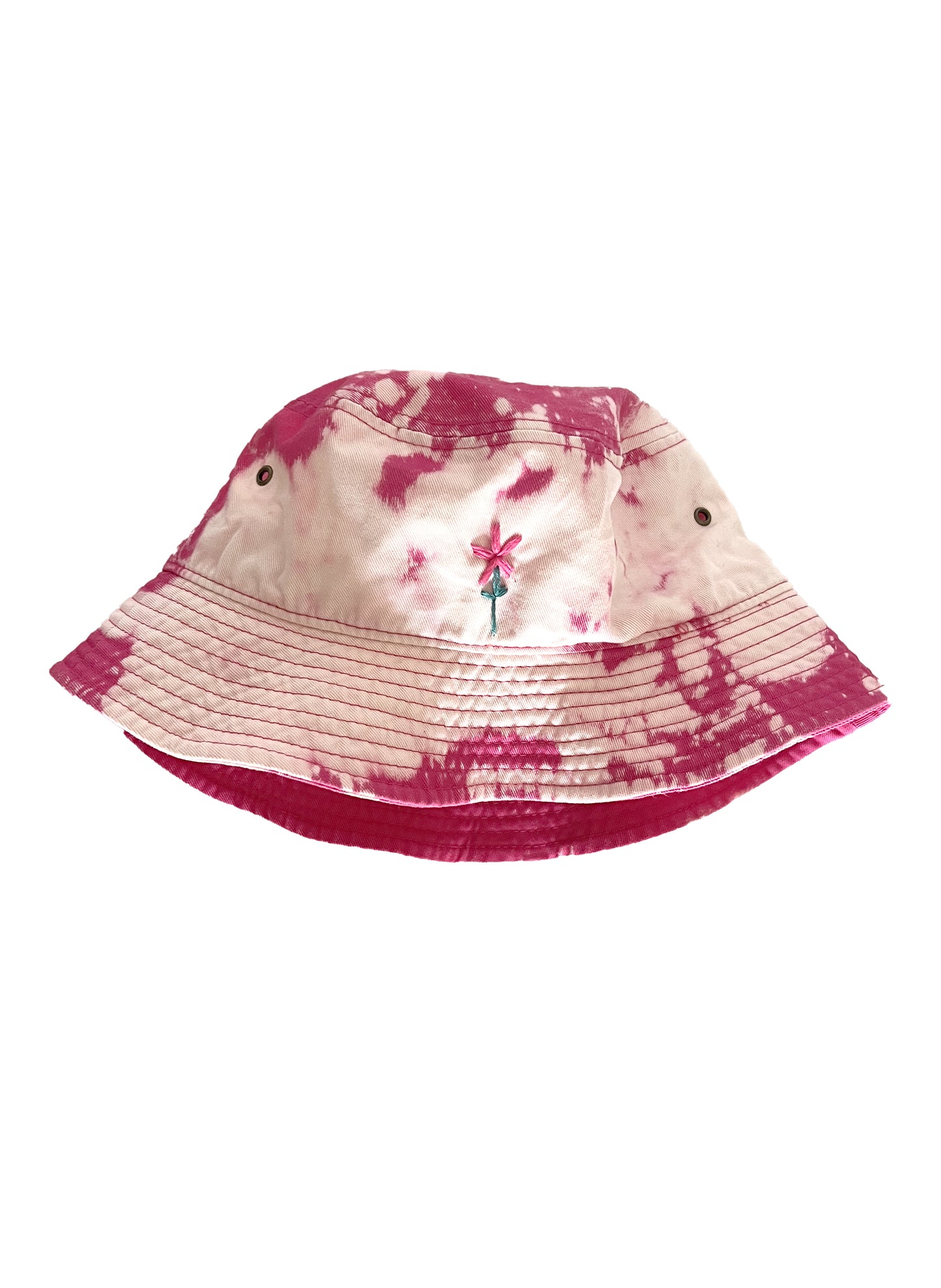 Hand-Bleached Bucket Hat