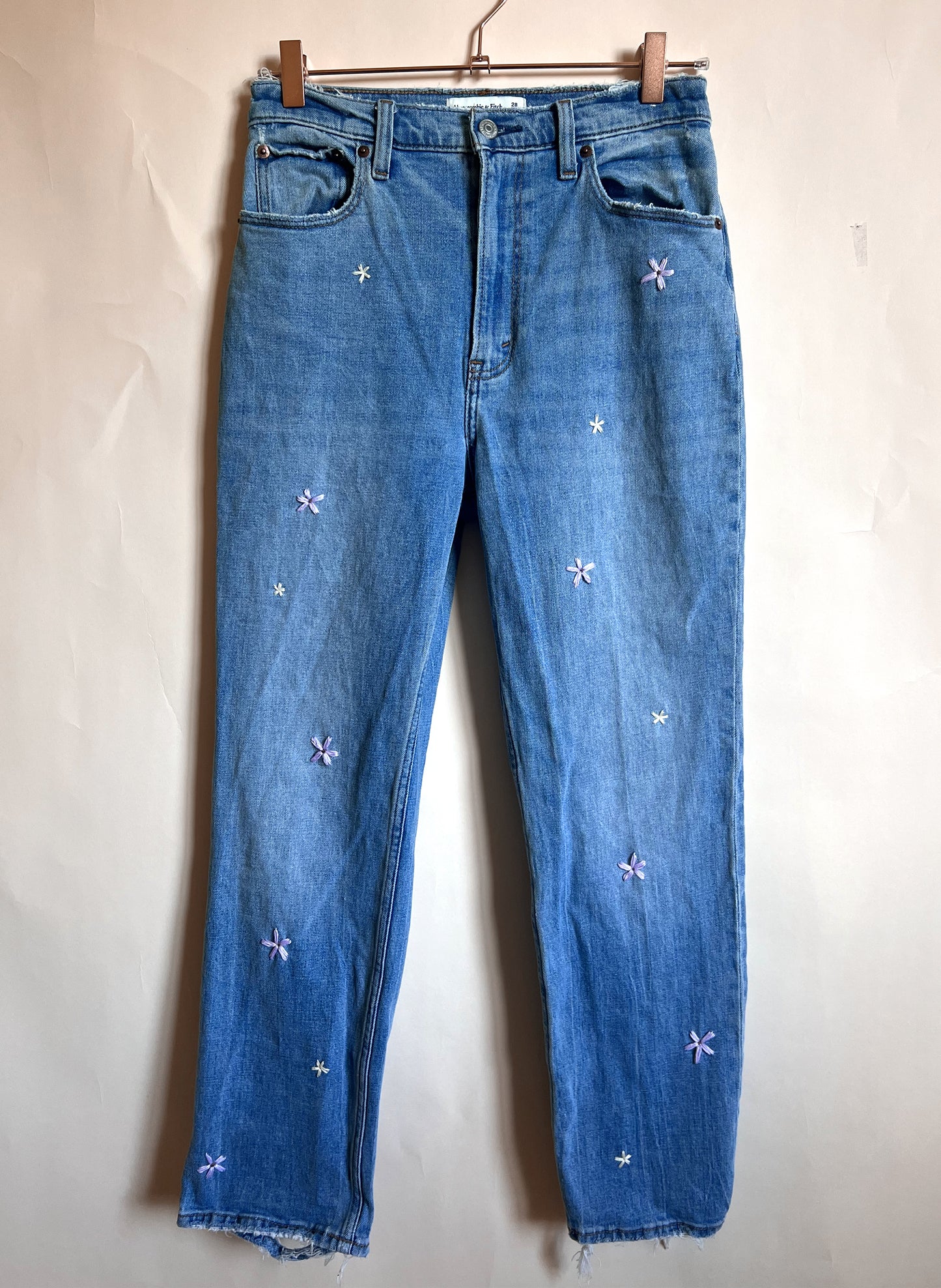 A & F High-Rise Denim Jeans
