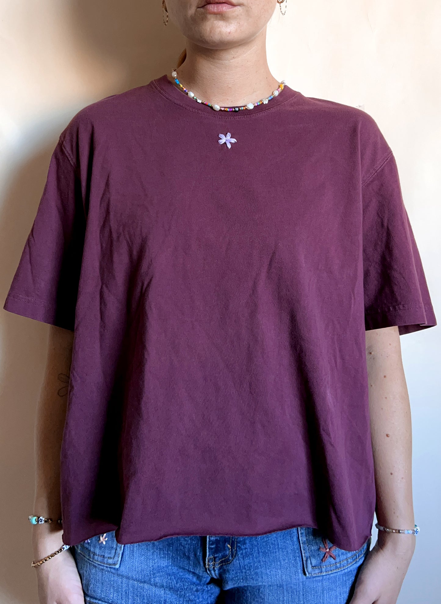 Cropped Wildflower Tee