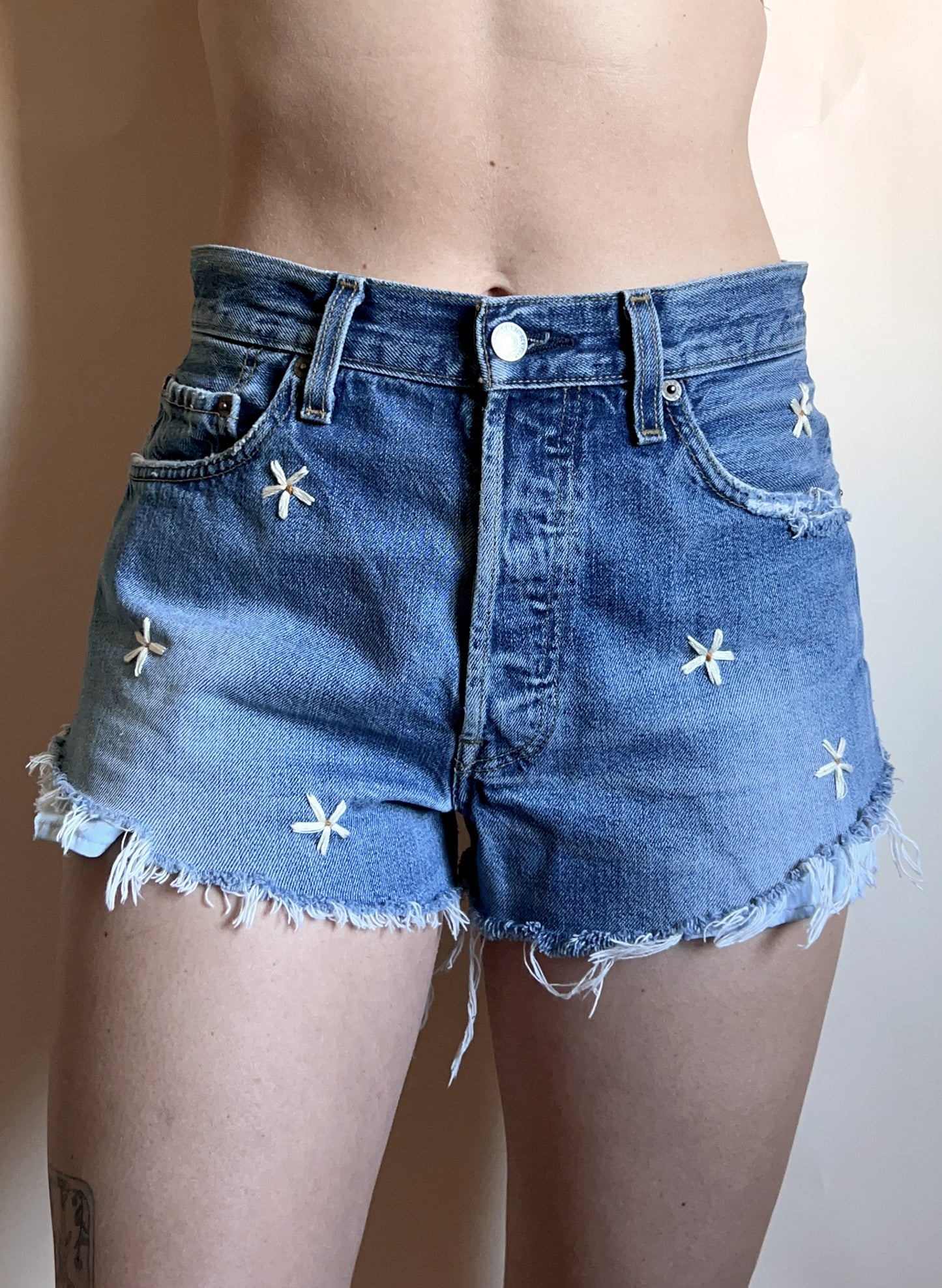 Levi's High-Rise Denim Shorts