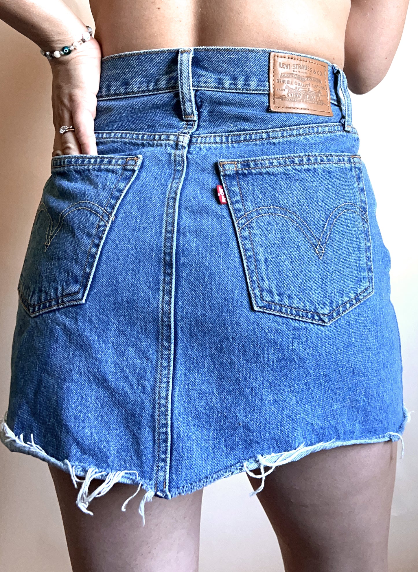 Levi's Button-up Denim Skirt
