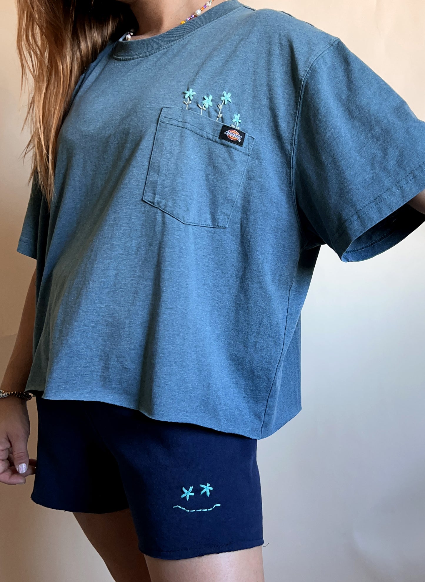 Dickie's Cropped Pocket Tee