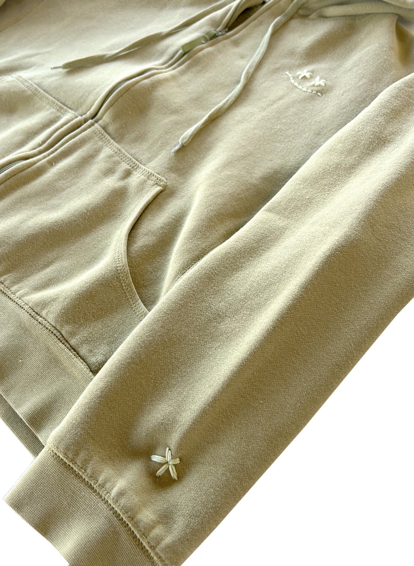 Wildflower Smiley Zip-up Sweatshirt