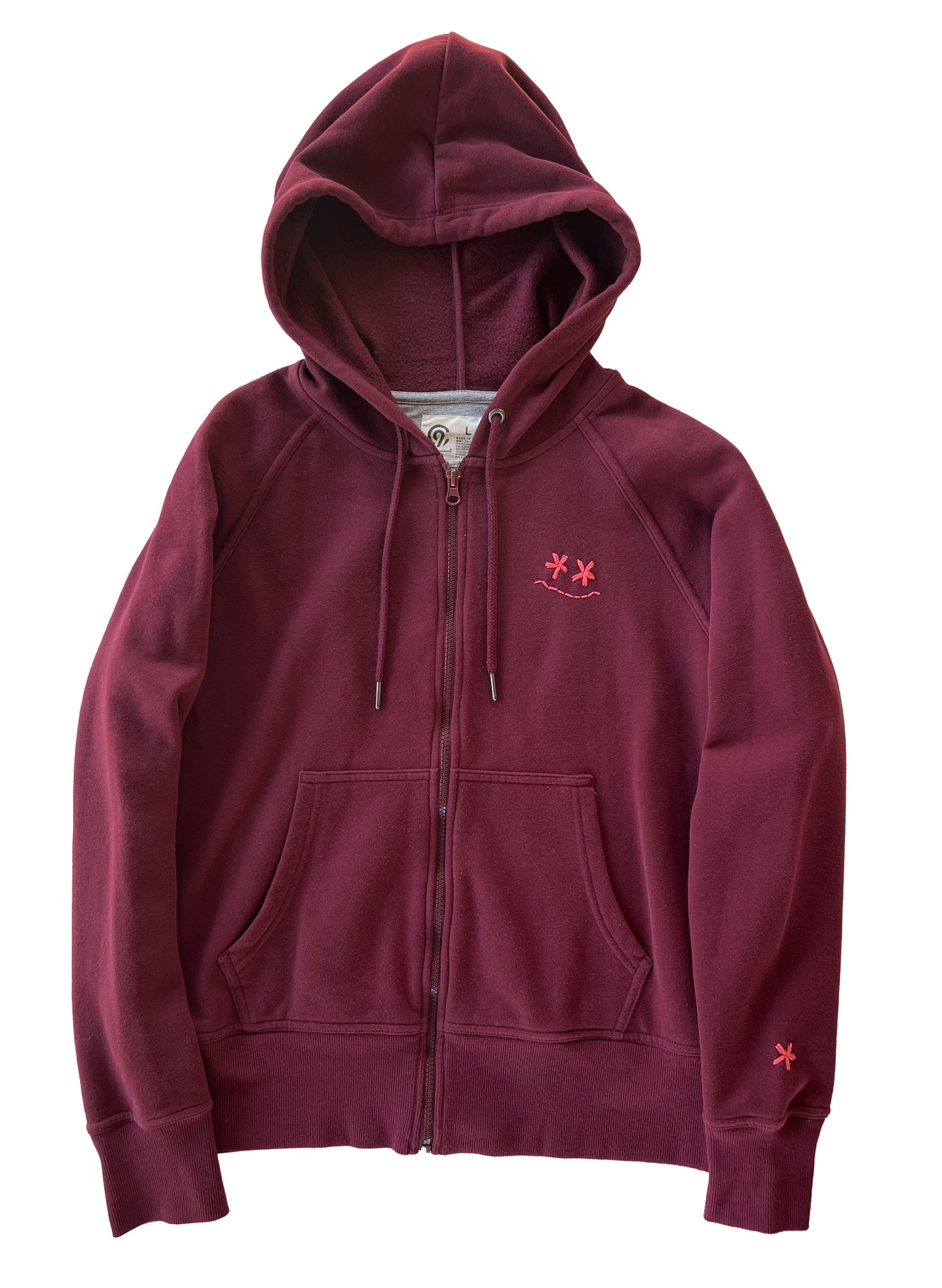 Wildflower Smiley Zip-up Sweatshirt