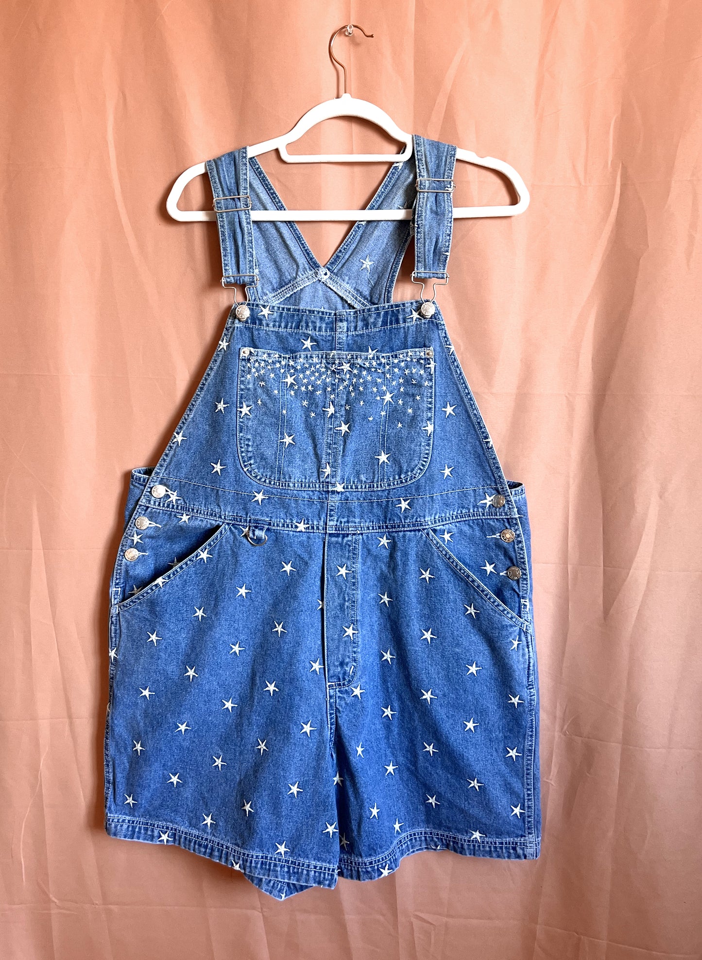 Adriana Sport Star Denim Overalls