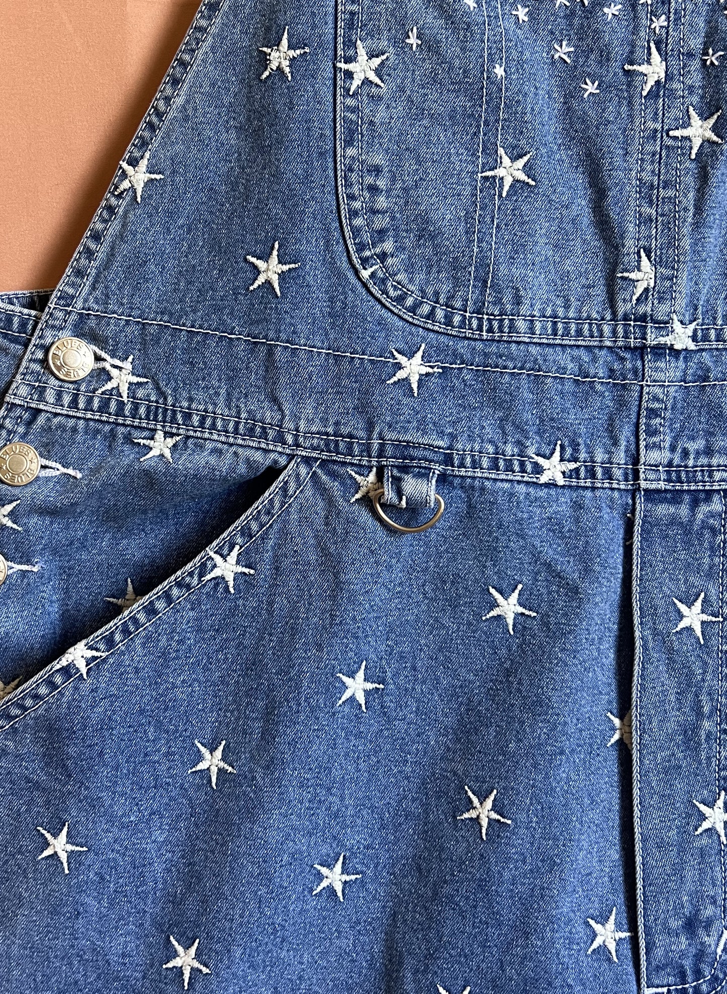 Adriana Sport Star Denim Overalls