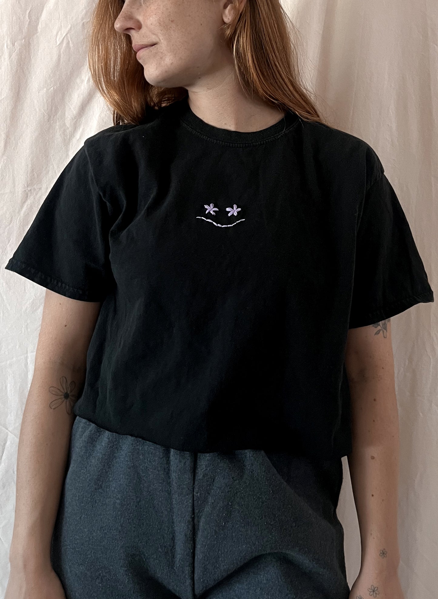 Smiley Crop T-Shirt