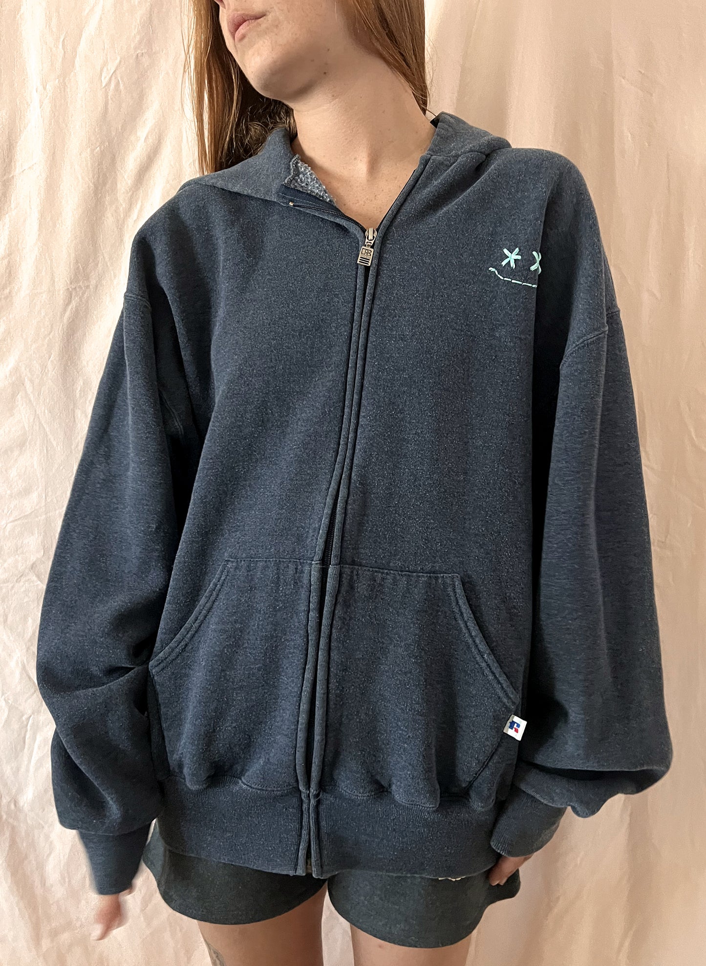 Smiley Zip-up Hoodie