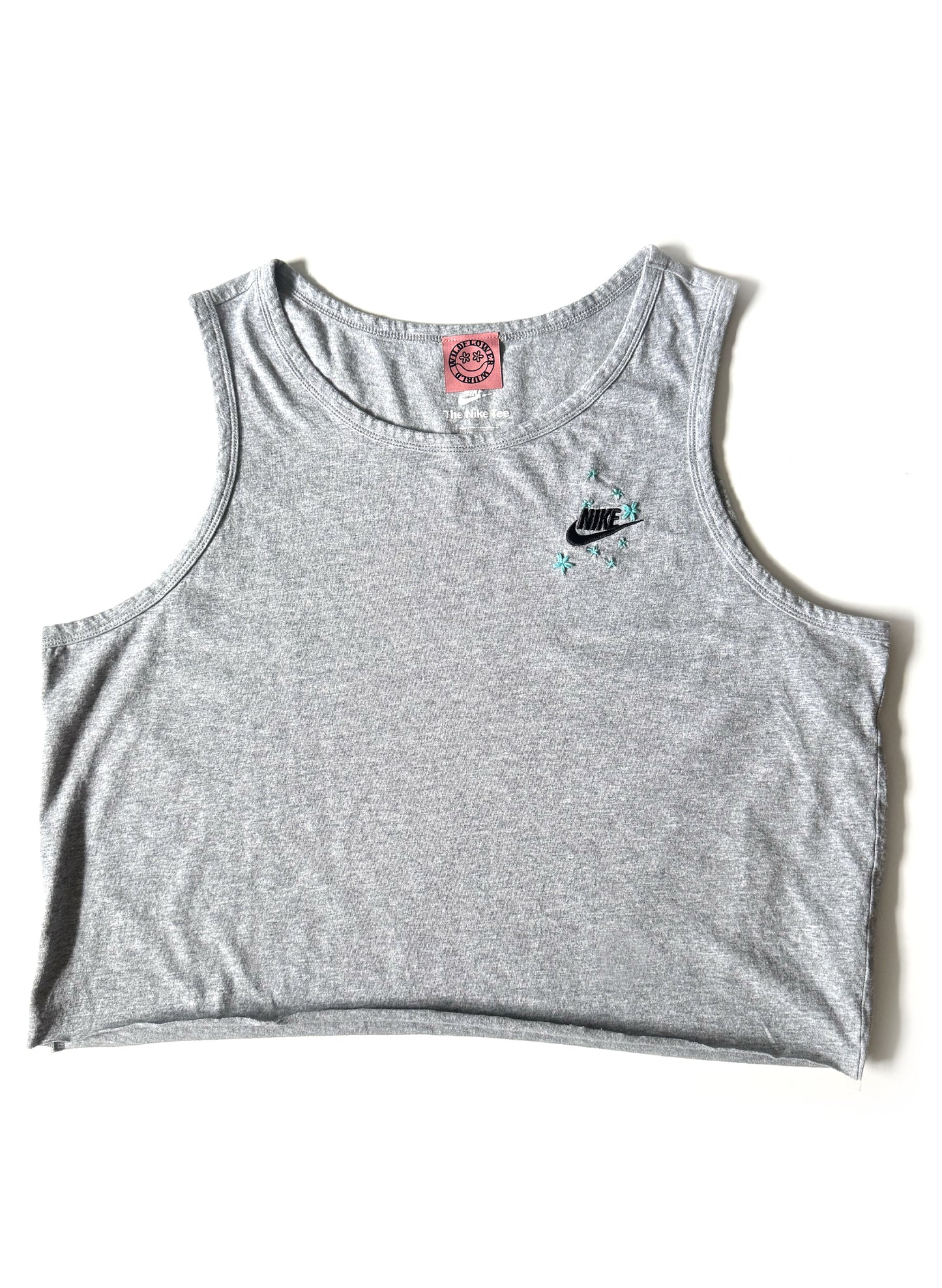 Nike Logo Cropped Tank (L/XL)