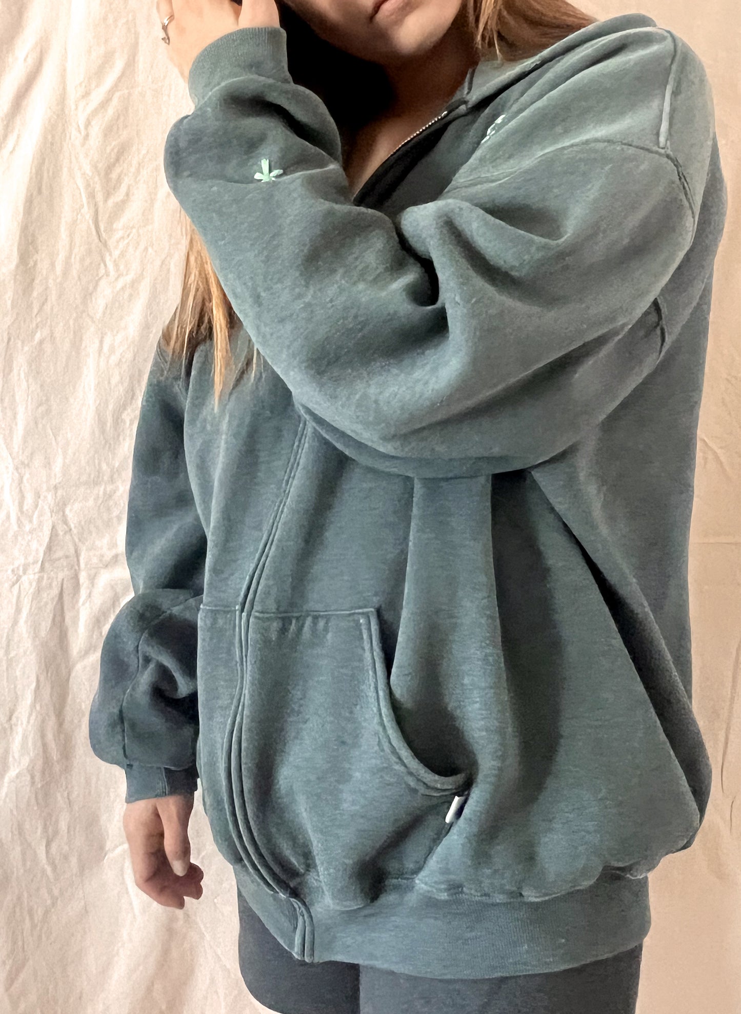 Smiley Zip-up Hoodie