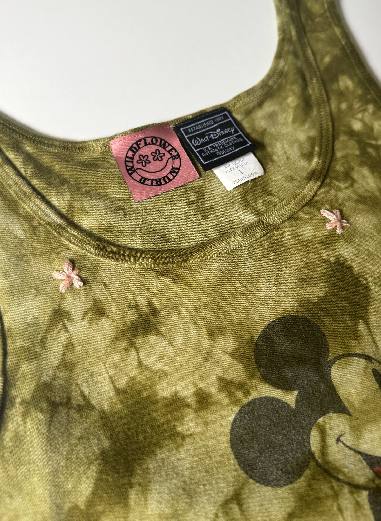 Tie-dye Mickey Mouse Tank (S/M)