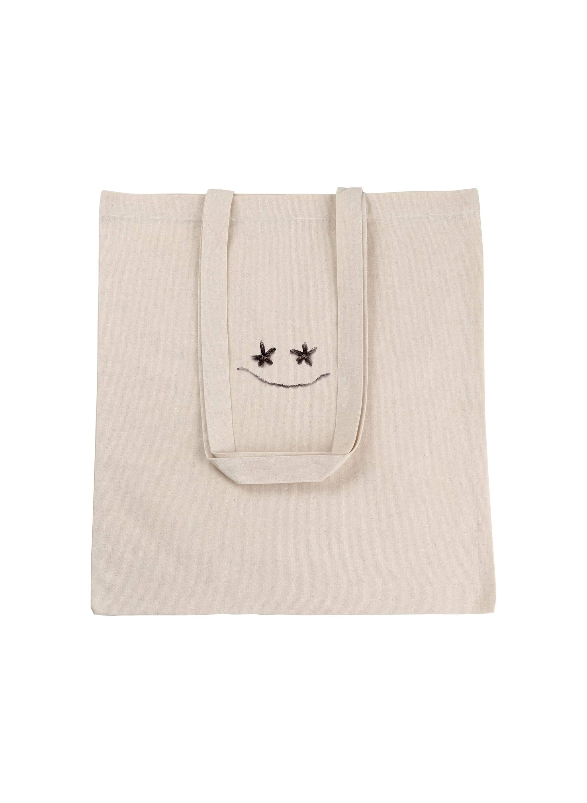 Smiley Face Retro Flower Tote – Earthy Plant Mama