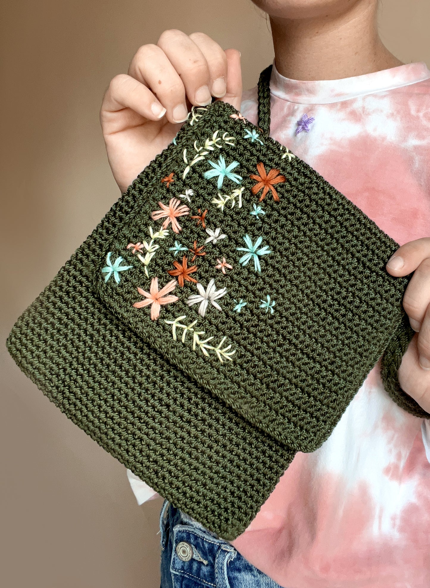The Sak Crochet Crossbody Bag