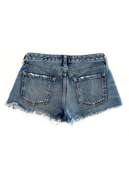 A & F Low-Rise Denim Shorts