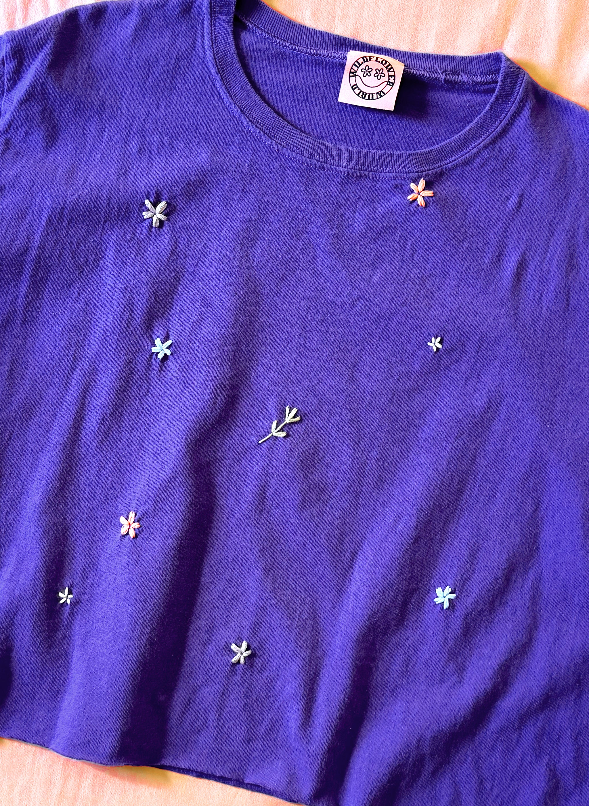 Wildflower Fields Cropped T-Shirt (Large)