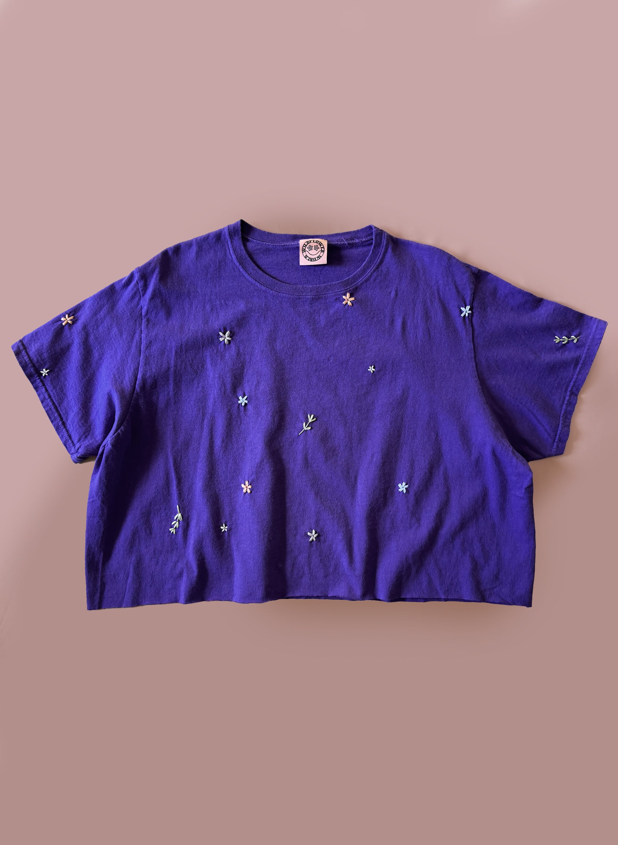 Wildflower Fields Cropped T-Shirt (Large)