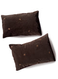 Throw Pillow Cover (Set of 2) - Chocolate