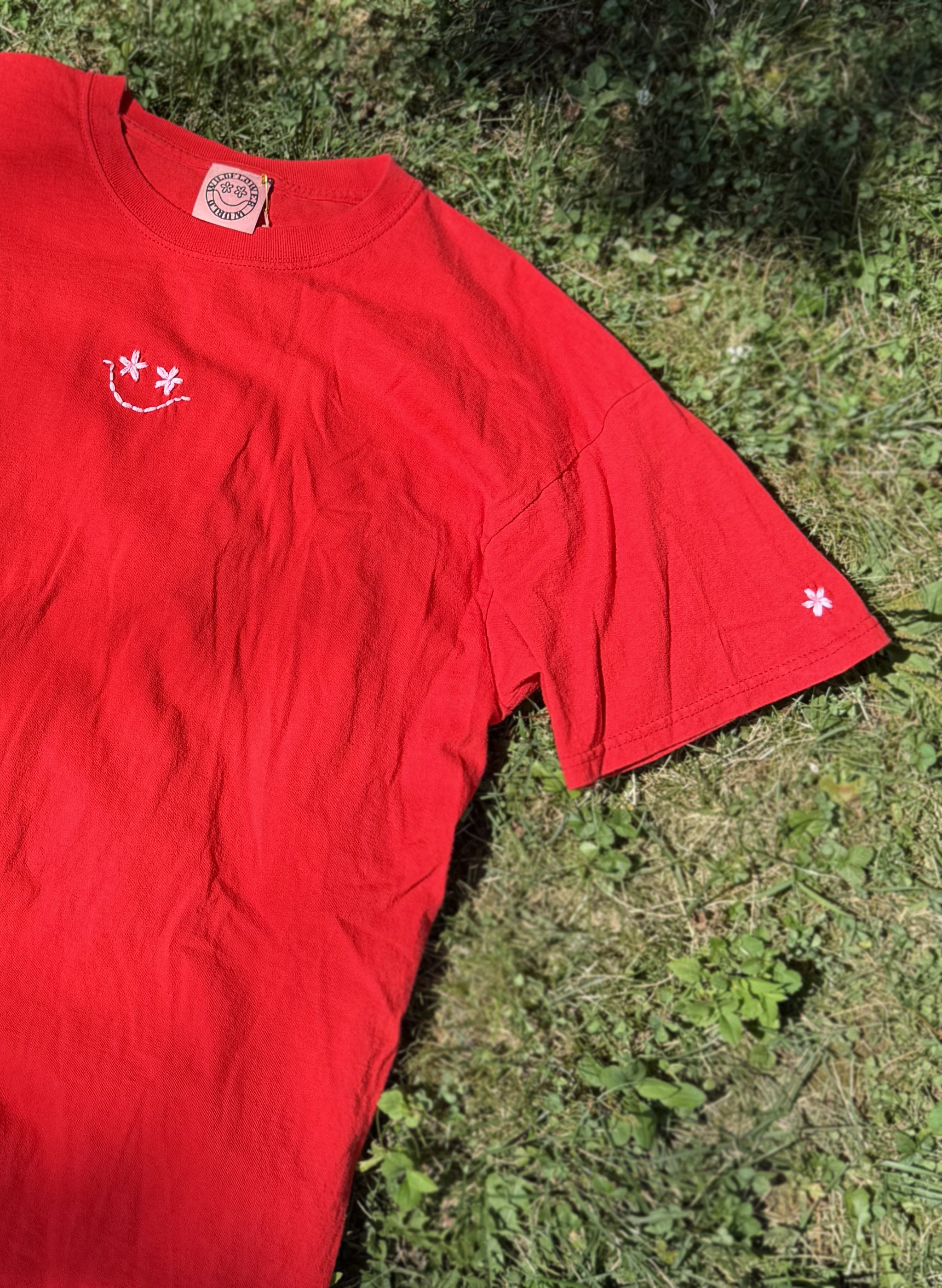 Wildflower Smiley T-Shirt (XL)