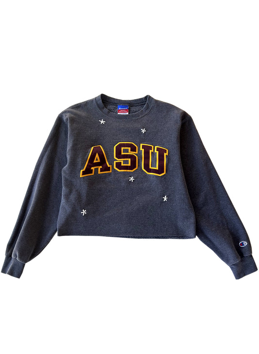 ASU Cropped Crewneck Sweatshirt