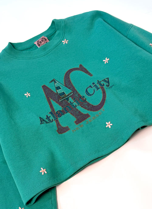 Atlantic City Cropped Pullover