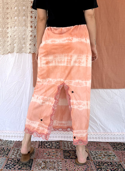 Hand-Dyed Maxi Slip Skirt