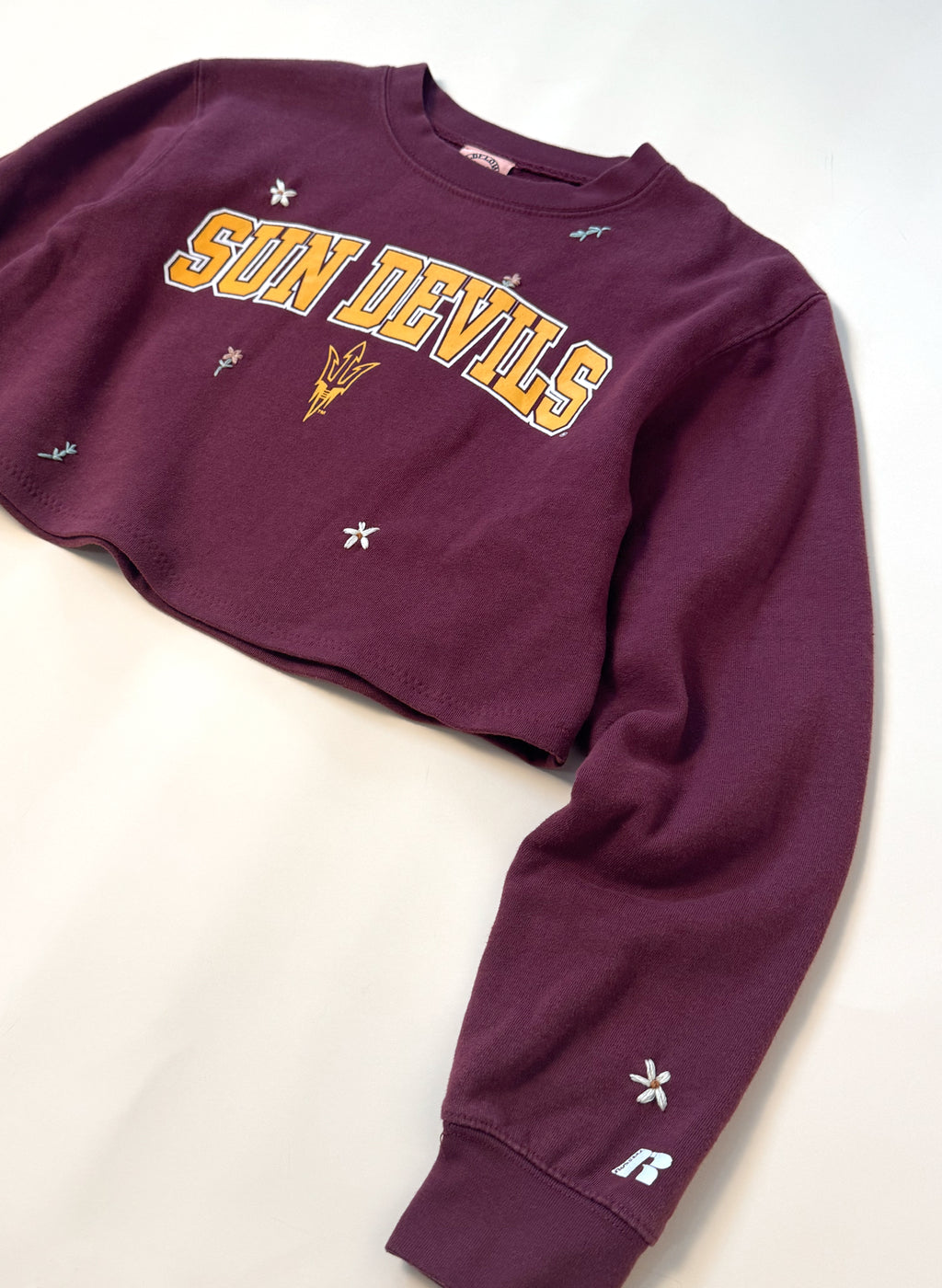 ASU Cropped Pullover