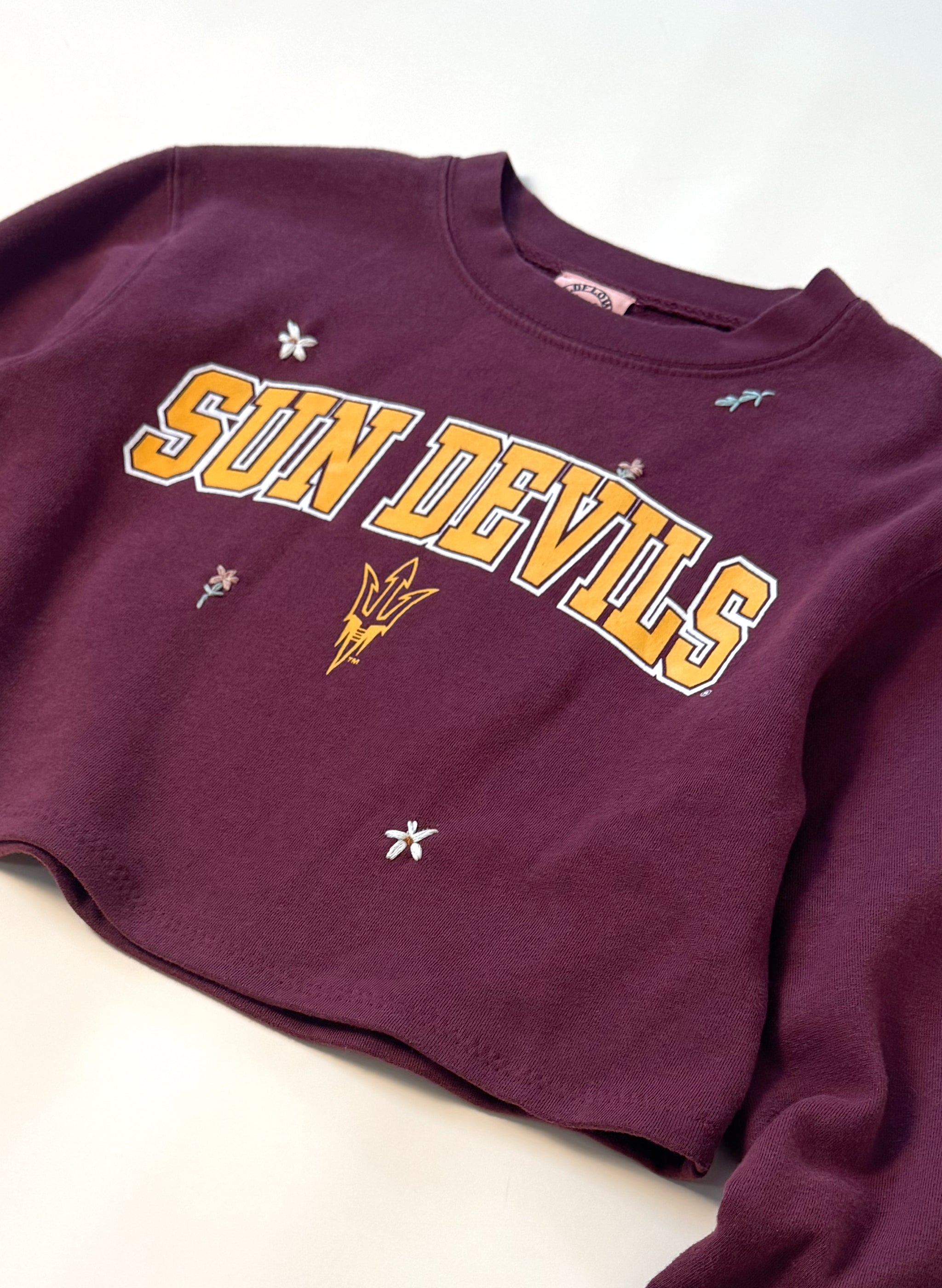 ASU Cropped Pullover