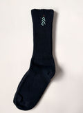 Holiday Tree Organic Socks - Black