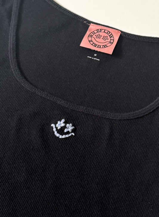 Smiley Cropped Tank (M/L)