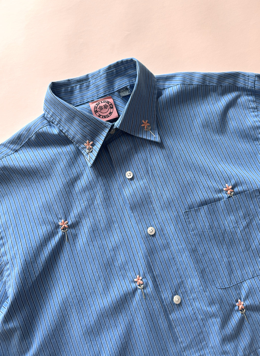 Reworked Crop Shirt - L