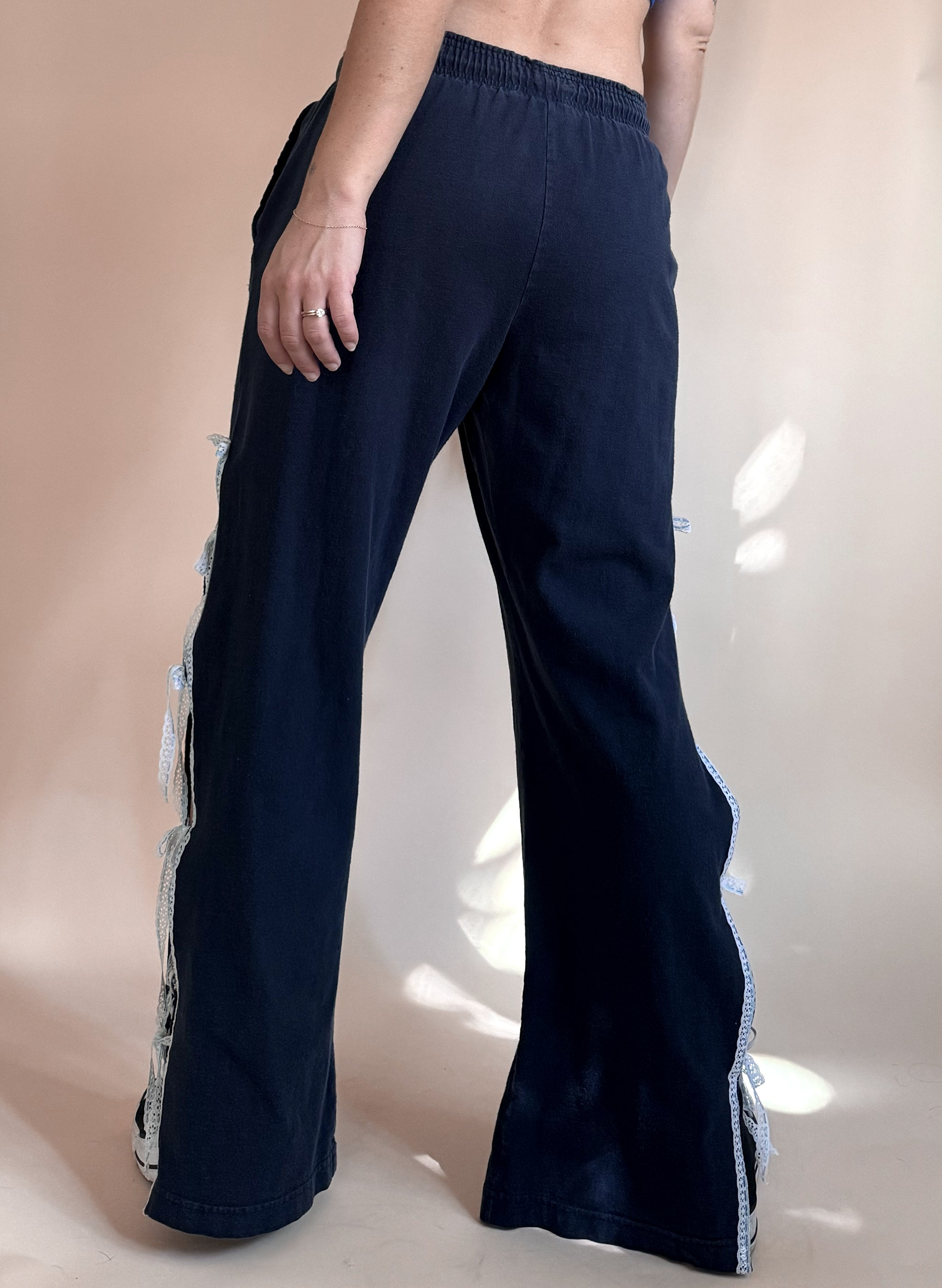 Champion Lace Ribbon Track Pants (S/M)