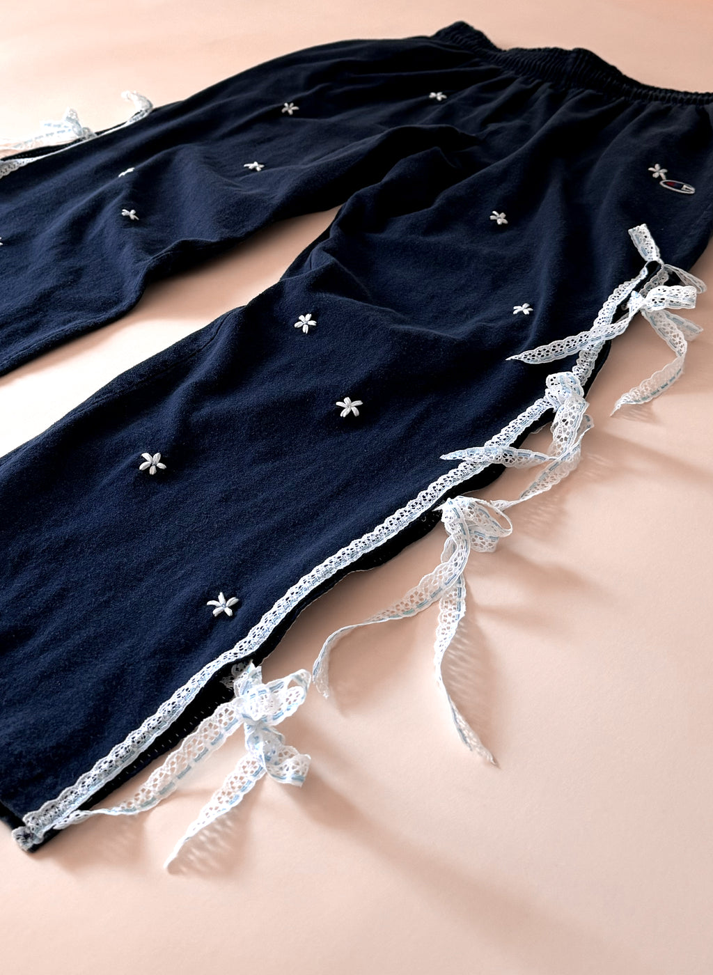 Champion Lace Ribbon Track Pants (S/M)