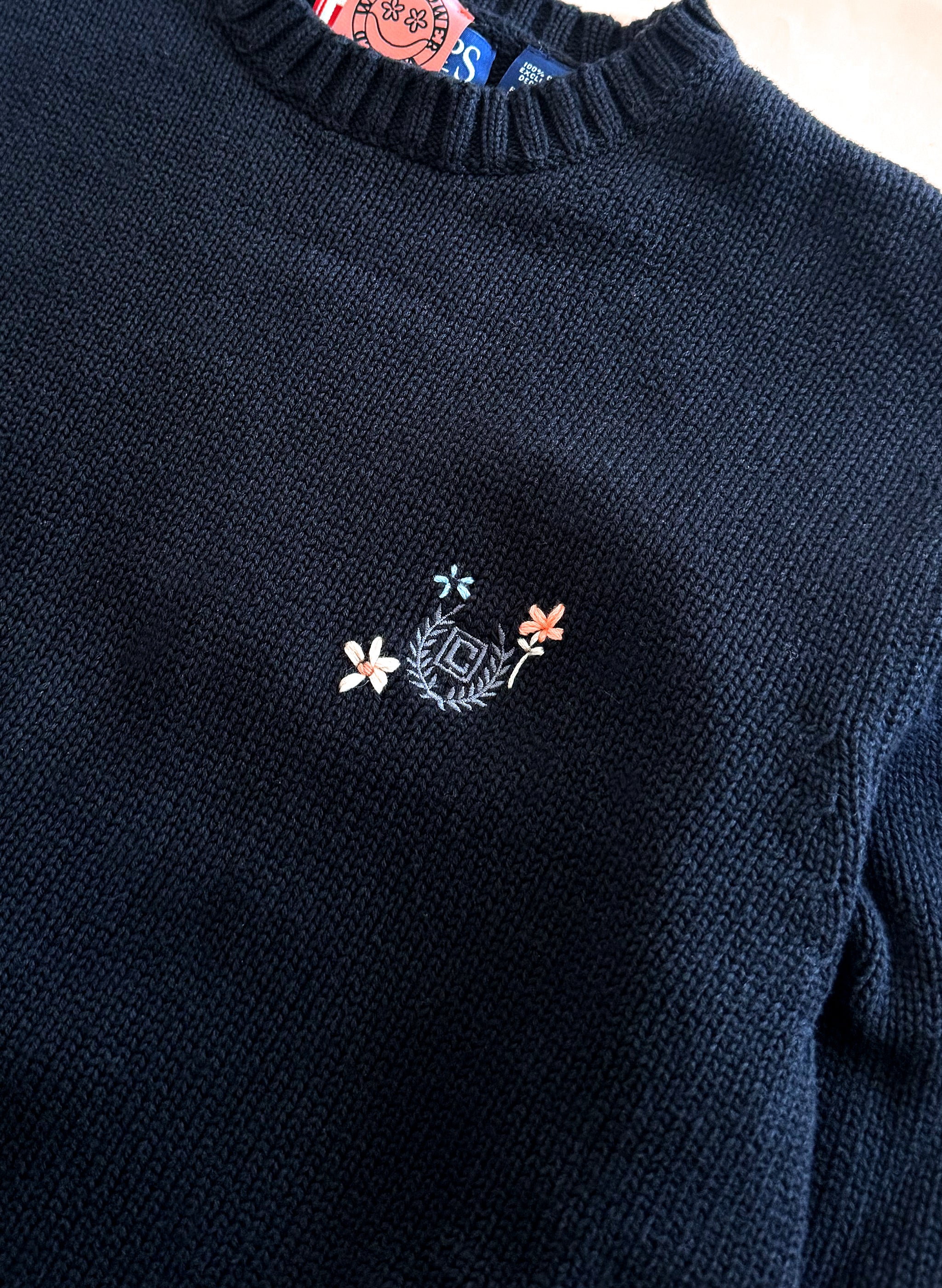 Wildflower Crewneck Sweater - M