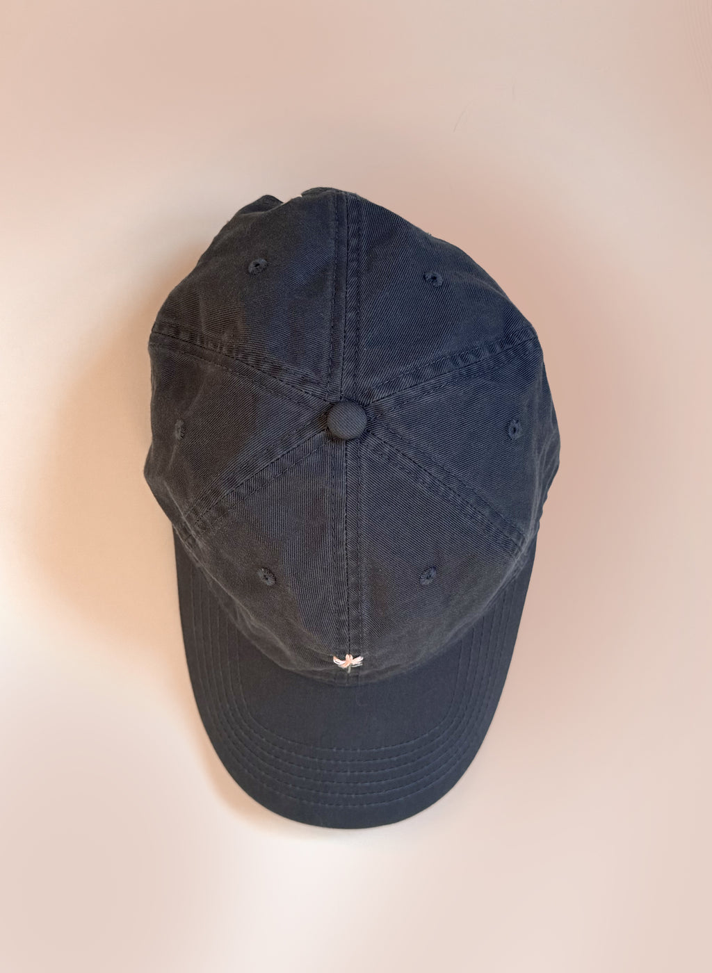 Wildflower Sprig Dad Hat - Charcoal