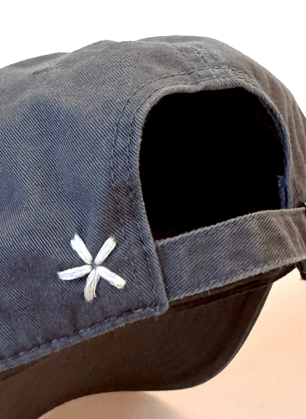 Wildflower Smiley Dad Hat - Charcoal