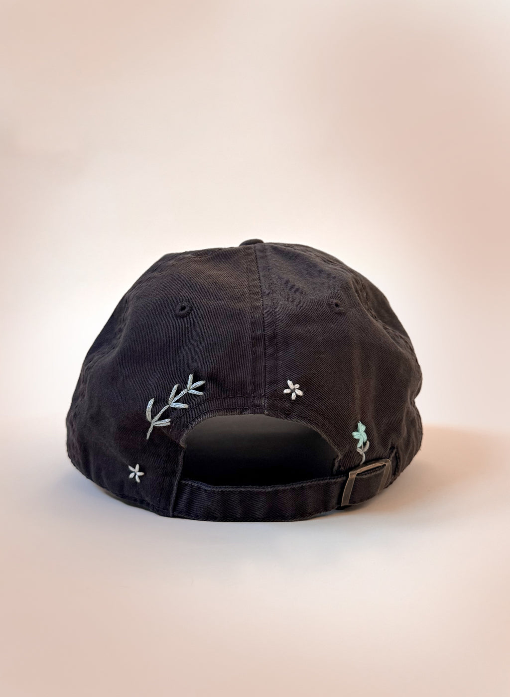 Wildflower Sprig Dad Hat - Chocolate