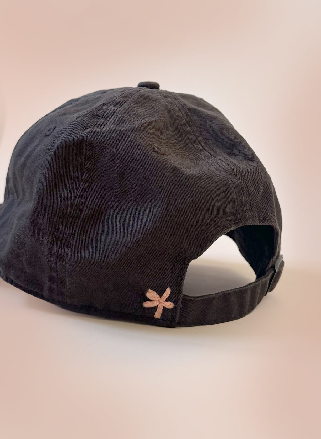 Wildflower Smiley Dad Hat - Chocolate