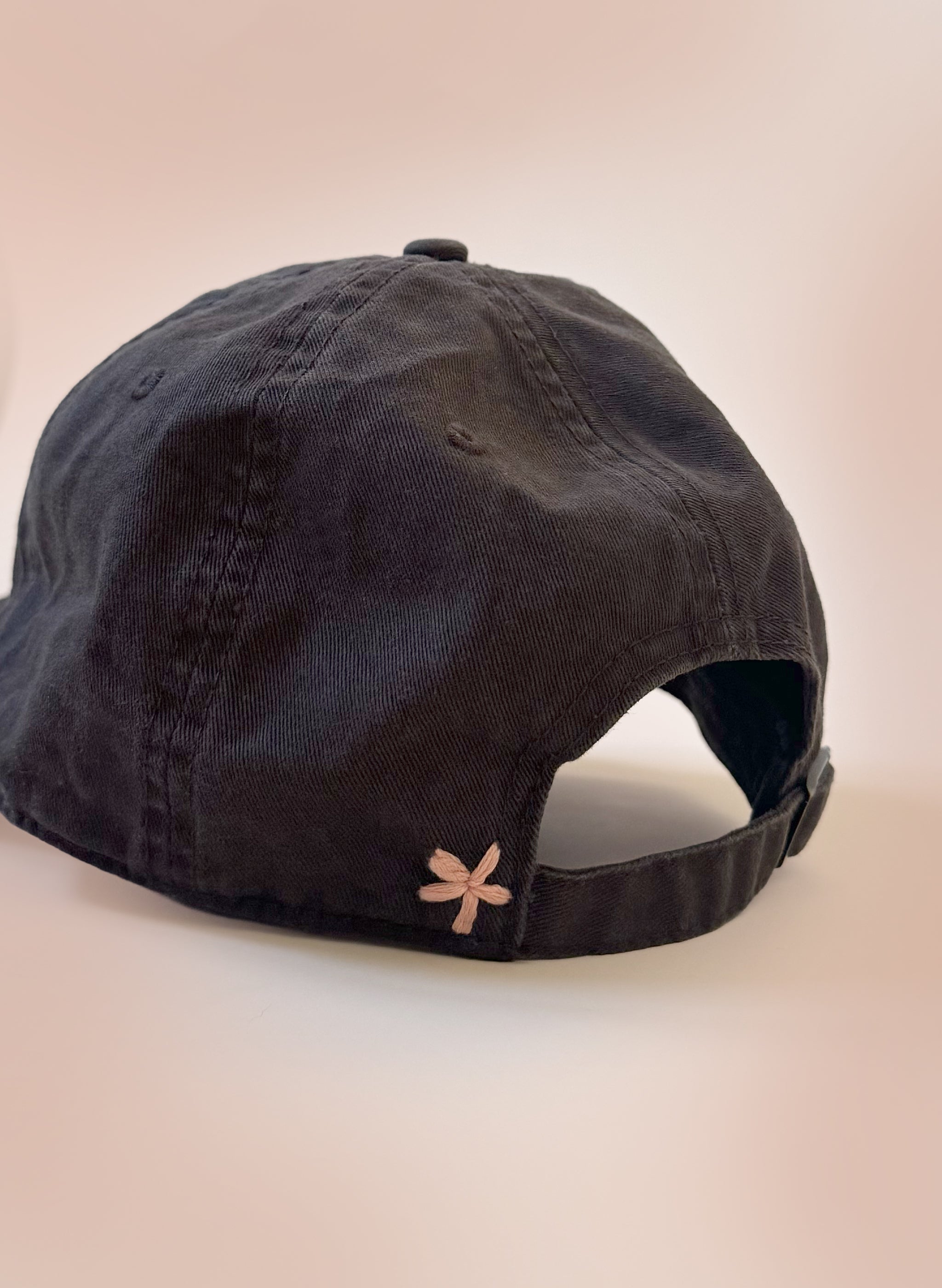 Wildflower Smiley Dad Hat - Chocolate