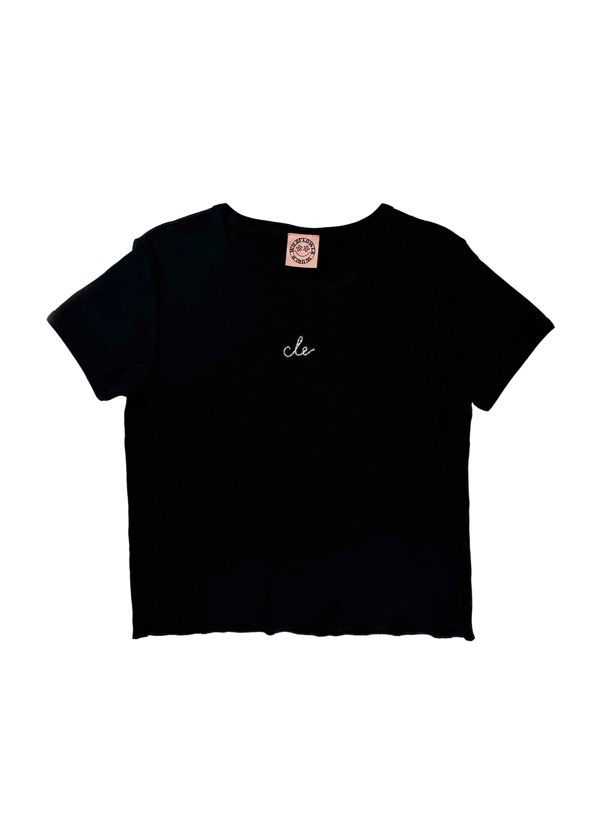 Organic CLE Baby Tee - Black