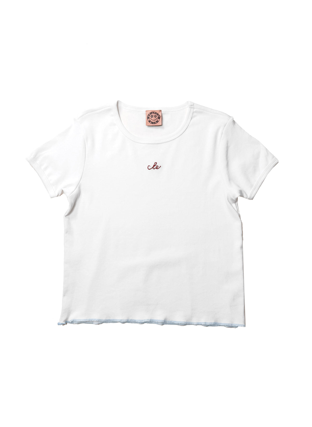Organic CLE Baby Tee - White