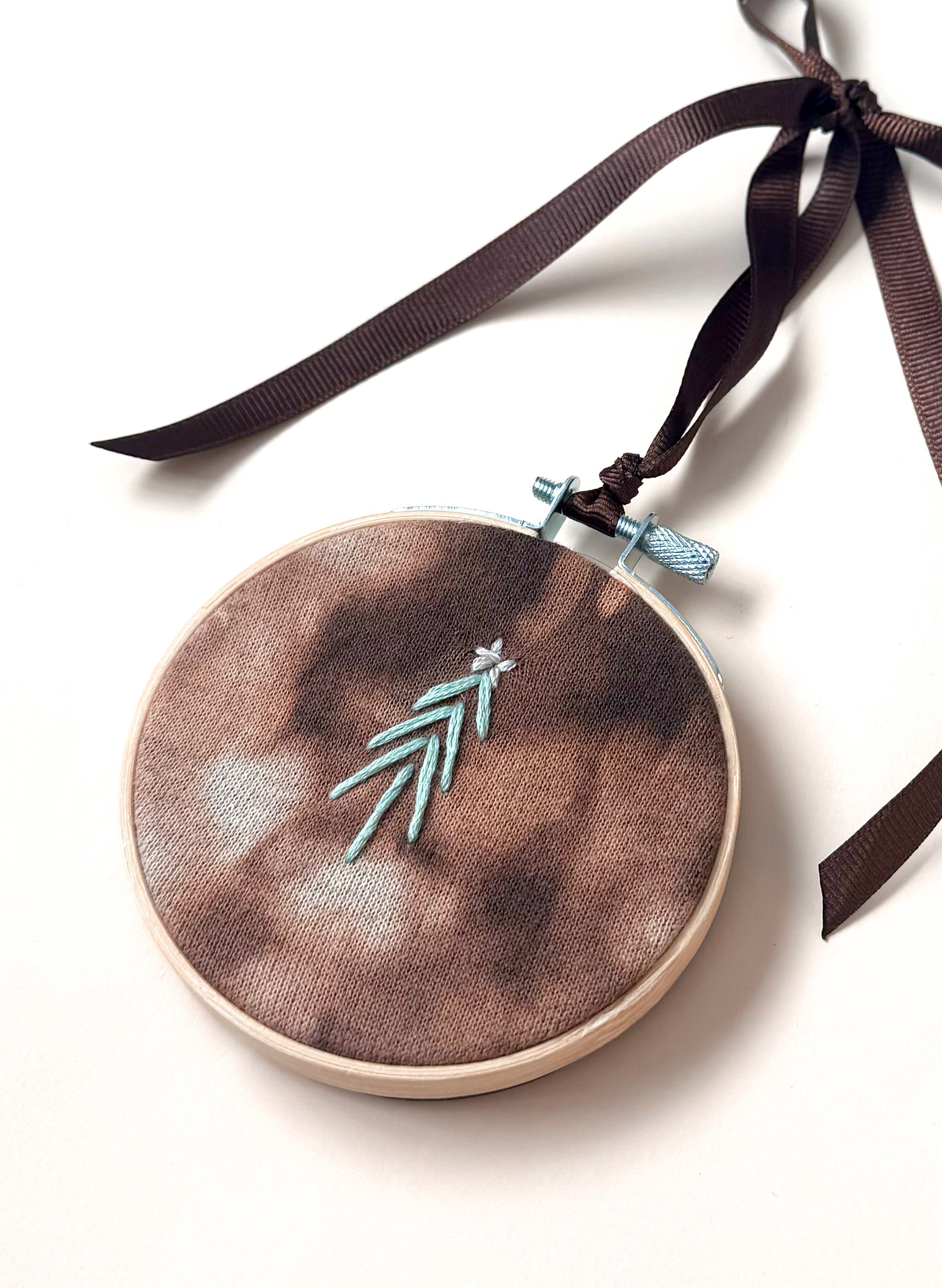 Holiday Tree Upcycled Ornament