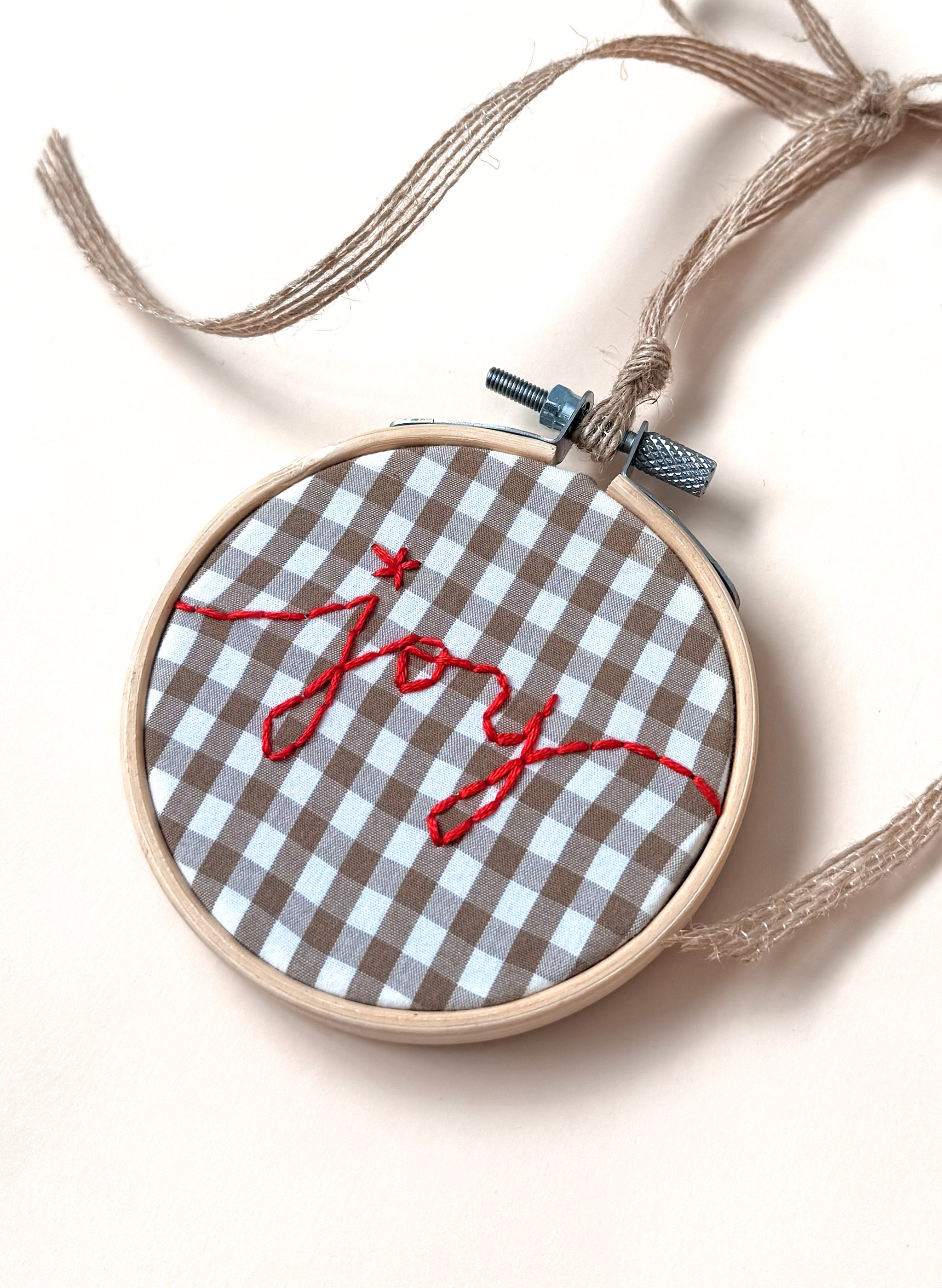 "Joy" Upcycled Ornament