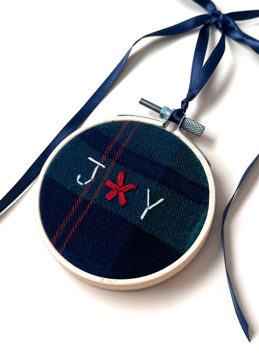 "Joy" Upcycled Ornament