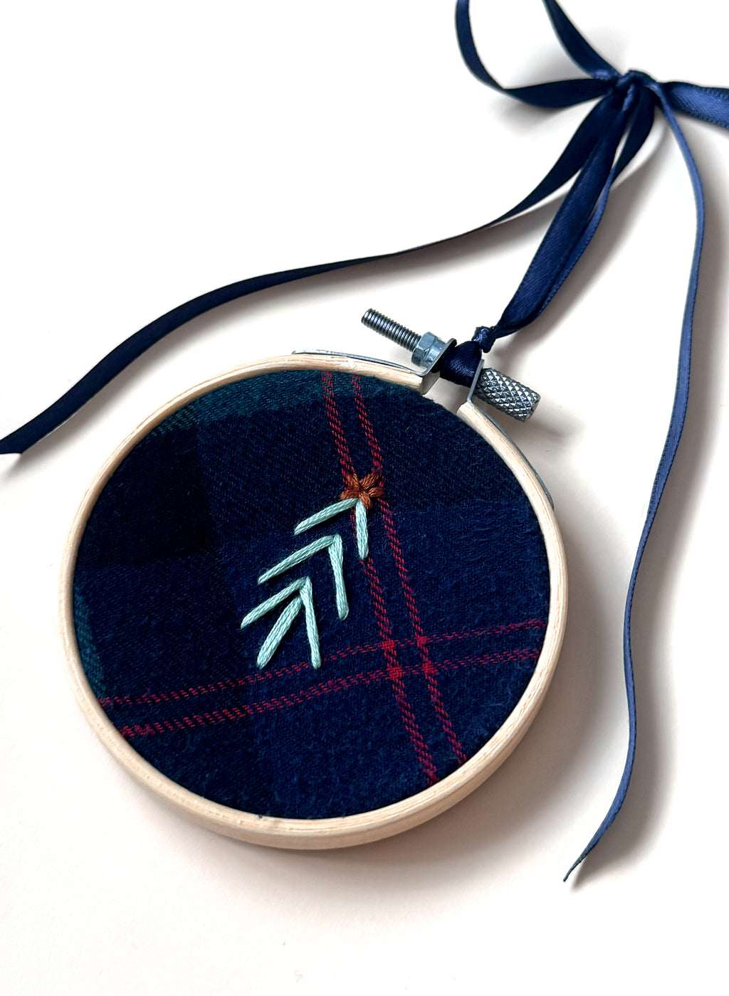 Holiday Tree Upcycled Ornament